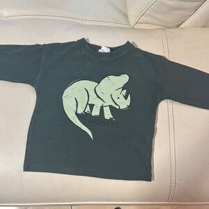 Zara Dino Style Kids Shirt - Green